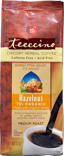 Chicória Teeccino Sabor Avelã - Café Herbal Sem Cafeína 312g