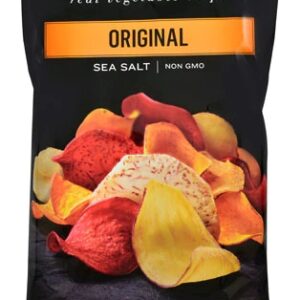 Chips de Vegetais Terra Real Original Sal Marinho 142g - Snack Saudável