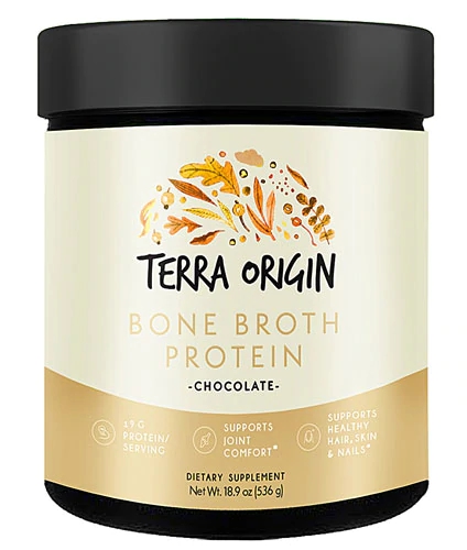 Terra Origin Colágeno Hidrolisado em Pó Sabor Chocolate - 539g