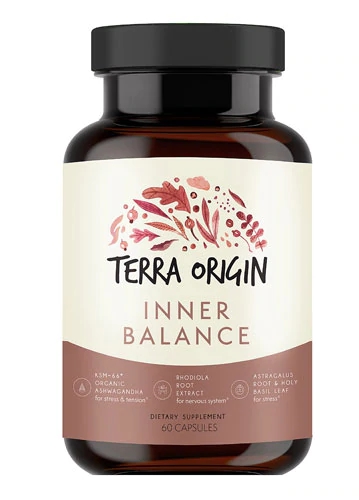 Terra Origin Inner Balance 60 Cápsulas - Suplemento para Bem-Estar e Equilíbrio