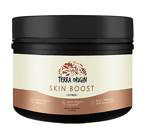 Terra Origin Skin Boost Citrus 150g - Colágeno e Vitamina C para Pele Radiante