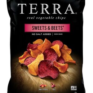 Chips de Legumes Terra Real Doce e Beterraba - 170g - Snack Saudável e Crocante