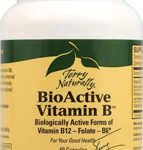 Terry Naturally BioActive Vitamin B™ -- 60 Capsules