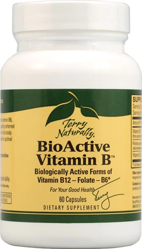 Terry Naturally BioActive Vitamin B™ -- 60 Capsules