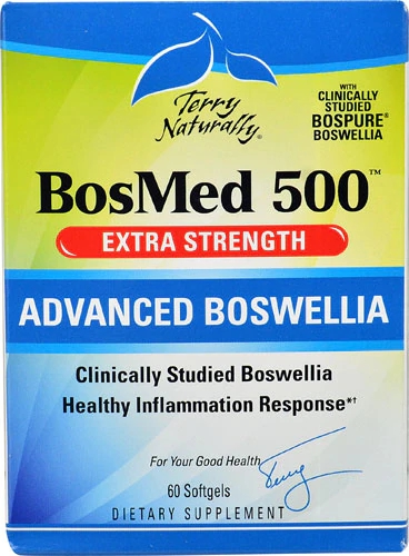 Terry Naturally BosMed 500™ Extra Strength - 60 Cápsulas Gelatinosas para Saúde e Bem-Estar
