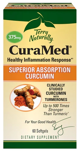 Terry Naturally CuraMed® - 375mg - 60 Cápsulas Softgel: Saúde e Bem-Estar da Cúrcuma