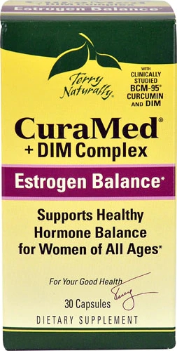Terry Naturally CuraMed® plus DIM Complex Estrogen Balance - 30 Cápsulas