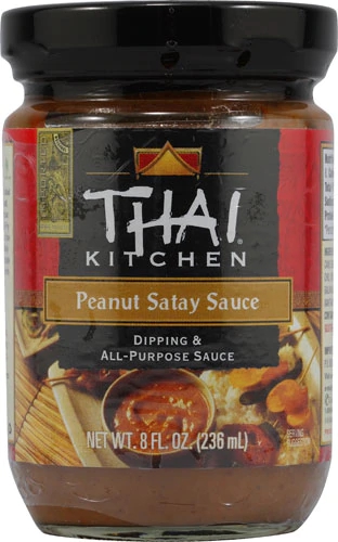 Molho Peanut Satay Thai Kitchen para Mergulhar e Usar em Tudo – 237ml