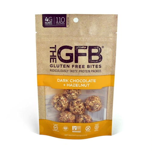 The Gluten Free Bar Dark Chocolate Hazelnut Bites Sem Glúten 113g