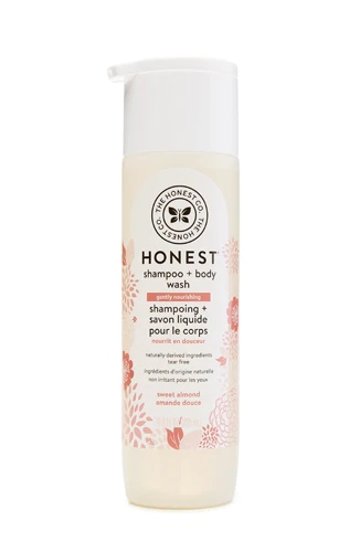 The Honest Company Shampoo e Sabonete Líquido Corporal 2 em 1 Amêndoa Doce - 295ml