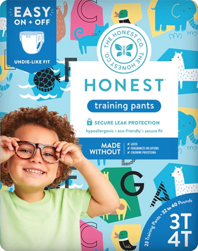 Fraldas Treinamento The Honest Company Super Heróis Tamanho 3T-4T - 23 Unidades