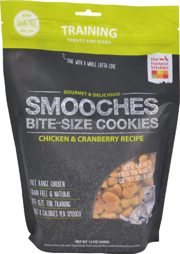 Biscoitos para Cães The Honest Kitchen Smooches Frango e Cranberry Sem Grãos 340g