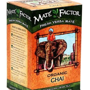 Comprar the mate factor organic yerba mate chai -- 20 tea bags preço no brasil alimentos chá erva mate ervas ervas e homeopatia marcas a-z wisdom natural yerba mate tea suplemento importado loja 21 online promoção -