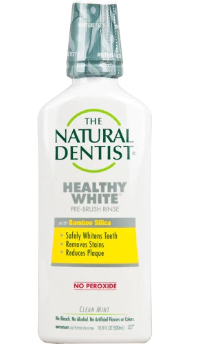 Enxaguante Bucal Natural The Natural Dentist Healthy White 473ml - Clareador e Revigorante