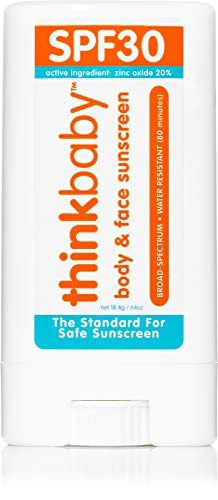 Protetor Solar Thinkbaby em Bastão FPS 30, 18g - Proteção Segura e Natural para Pele Sensível