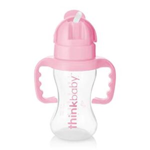 Thinkbaby Thinkster Straw Bottle Pink -- 1 Cup