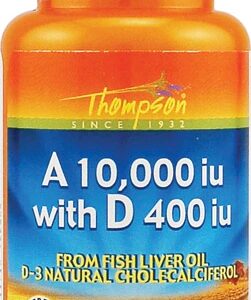 Thompson Vitamina A 10000 UI com D 400 UI - 30 Cápsulas Gelatinosas
