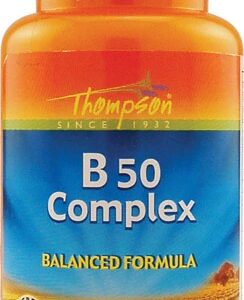 Thompson B 50 Complex - 30 Cápsulas Vitamínicas de Alta Potência