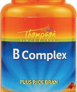 Thompson B Complex + Rice Bran 60 Tabletes - Energia e Bem-Estar