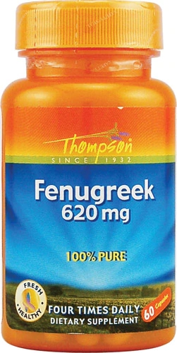 Thompson Fenugreek -- 620 mg - 60 Capsules