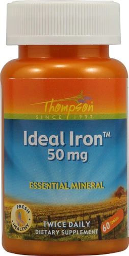 Thompson Ideal Iron™ - Ferro Quelado 50mg - 60 Comprimidos