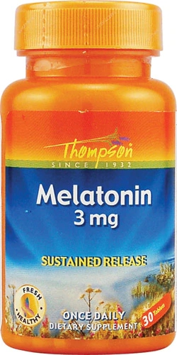 Thompson Melatonina 3mg 30 Comprimidos para Sono Reparador