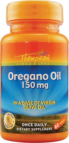Óleo de Orégano Thompson 150mg - 60 Cápsulas Gelatinosas - Suporte Imunológico