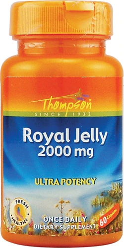 Thompson Royal Jelly 2000mg - 60 Cápsulas: Vitalidade Natural