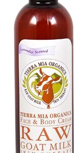 Creme Facial e Corporal Leite de Cabra Cru Tierra Mia Organics 227g - Lavanda