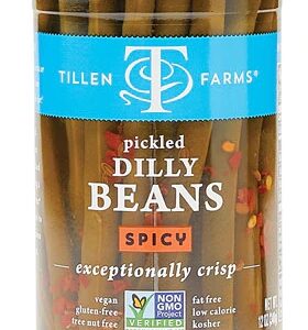 Pepino em Conserva Apimentado Tillen Farms Spicy Dilly Beans 340g