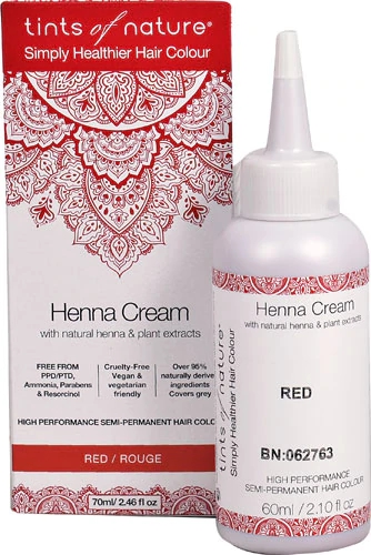 Tints of Nature Henna Cream Hair Color Vermelho - 73ml