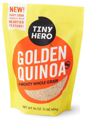 Quinoa Dourada Tiny Hero - 454g: Nutrição Superior e Sabor Delicioso