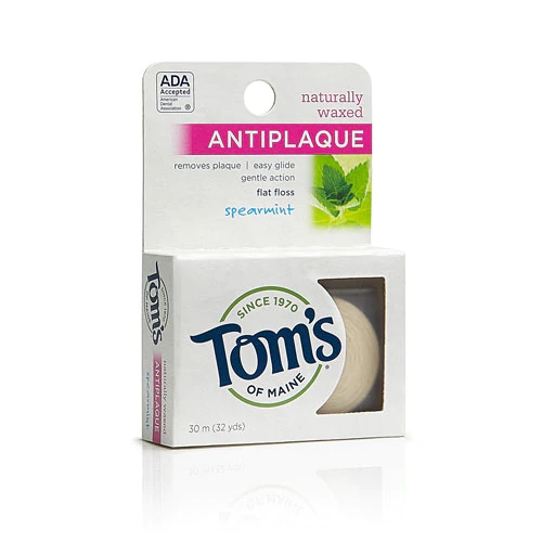 Fio Dental Tom's of Maine Naturalmente Encerado Antiplaca Hortelã - 29 Metros