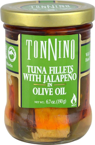 Filé de Atum Tonnino com Jalapeño em Azeite de Oliva - 190g