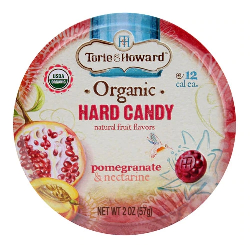 Torie & Howard Bala Orgânica Romã e Nectarina - 57g