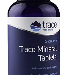 Trace Minerals Research ConcenTrace Suplemento de Minerais 300 Comprimidos - Essencial para o Bem-Estar