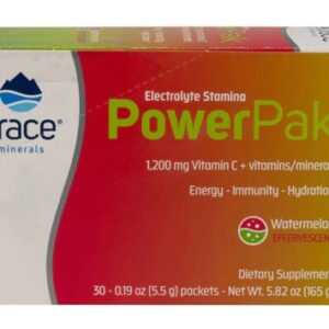 Trace Minerals Research Electrolyte Stamina PowerPak Melancia - 30 Sachês