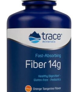 Trace Minerals Research Fiber 14g Laranja Tangerina - 444ml Suplemento