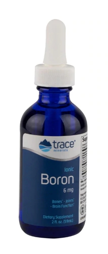 Trace Minerals Research Borato Iônico - Suplemento de Boro 6mg - 59ml