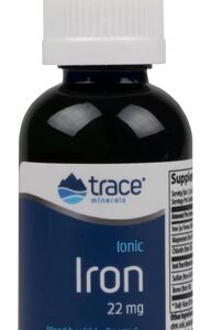 Trace Minerals Research Ferro Iônico - 22mg - 56ml (1.9 fl oz) - Suplemento de Ferro Líquido