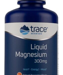 Magnésio Líquido Trace Minerals Natural Tangerina 300mg 473ml