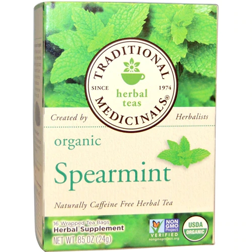Chá de Hortelã Orgânico Spearmint Traditional Medicinals - 16 Sachês