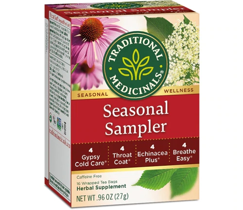 Chá Medicinal Tradicional Sazonal - 16 Sachês | Bem-Estar Natural