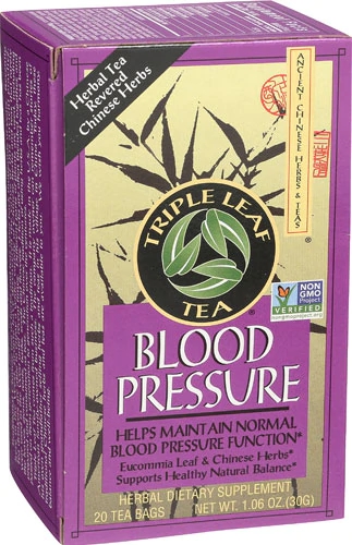 Chá Triple Leaf Blood Pressure 20 Sachês: Saúde Cardiovascular Natural