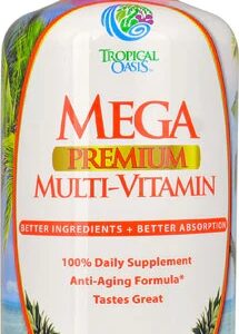 Tropical Oasis Mega Premium Multivitamínico Líquido 946ml - Energia e Bem-Estar