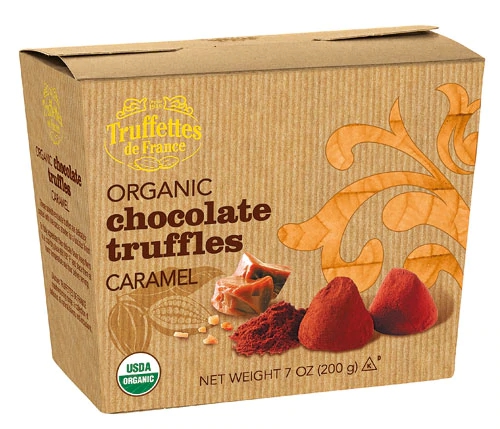 Truffettes de France Trufas de Chocolate Orgânico com Caramelo 200g