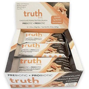 Comprar truth bar prebiotic + probiotic nutrition snack bars chocolate peanut butter crunch -- 12 bars preço no brasil sports & fitness sports bars suplementos em oferta suplemento importado loja 83 online promoção -