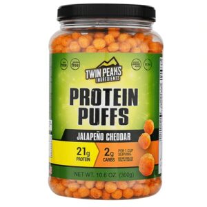 Twin Peaks Protein Puffs Jalapeno Cheddar - 300g