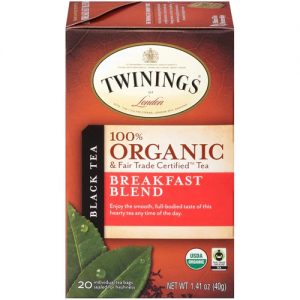 Comprar twinings 100% organic black tea breakfast blend -- 20 tea bags preço no brasil beverages food & beverages fruit juice juice suplementos em oferta suplemento importado loja 53 online promoção - 7 de julho de 2022