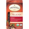Comprar twinings 100% organic black tea chai -- 20 tea bags preço no brasil beverages black tea food & beverages suplementos em oferta tea suplemento importado loja 1 online promoção -